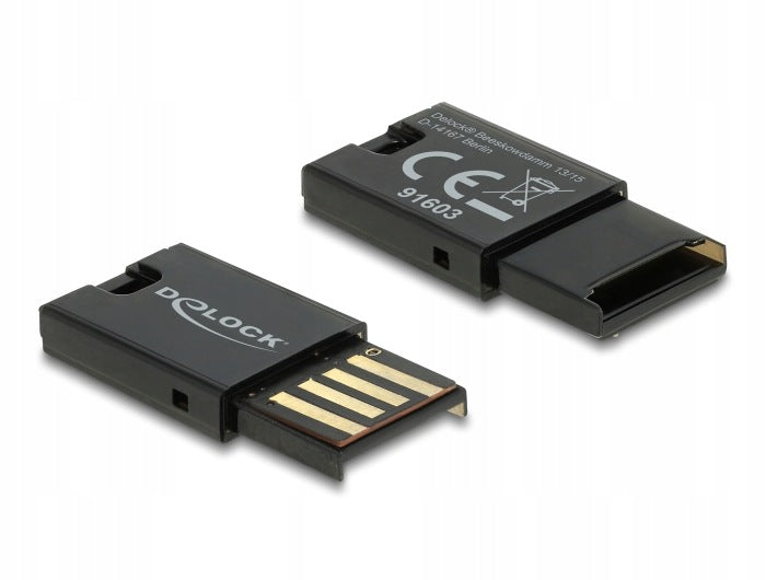 USB 2.0 card reader for Micro SD cards Delock 91603 Manufacturer code 91603