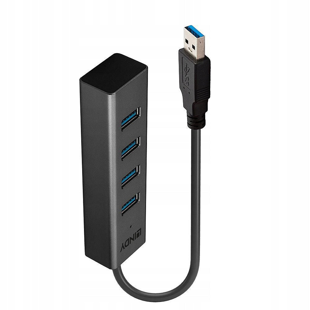 USB 3.0 4-Port Hub Lindy, 43324