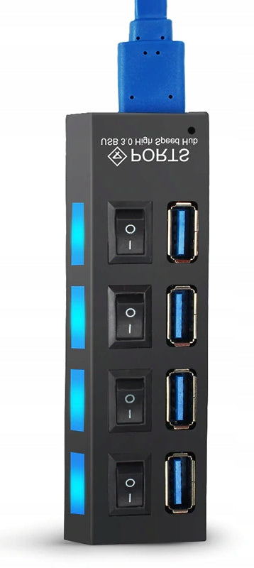 USB 3.0 HUB Splitter, 4 Ports, Splitter