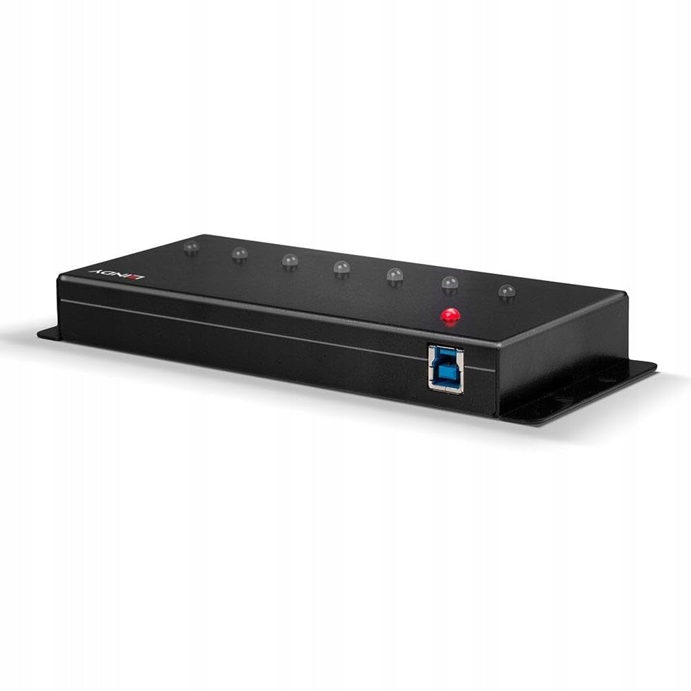 USB 3.0 Hub LINDY 7 Port USB 3.0 Metall Hub Manufacturer code 43128