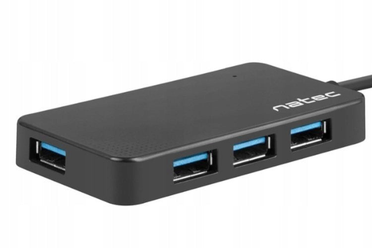 USB 3.0 Hub Natec Moth NHU-1342 4 Ports Black