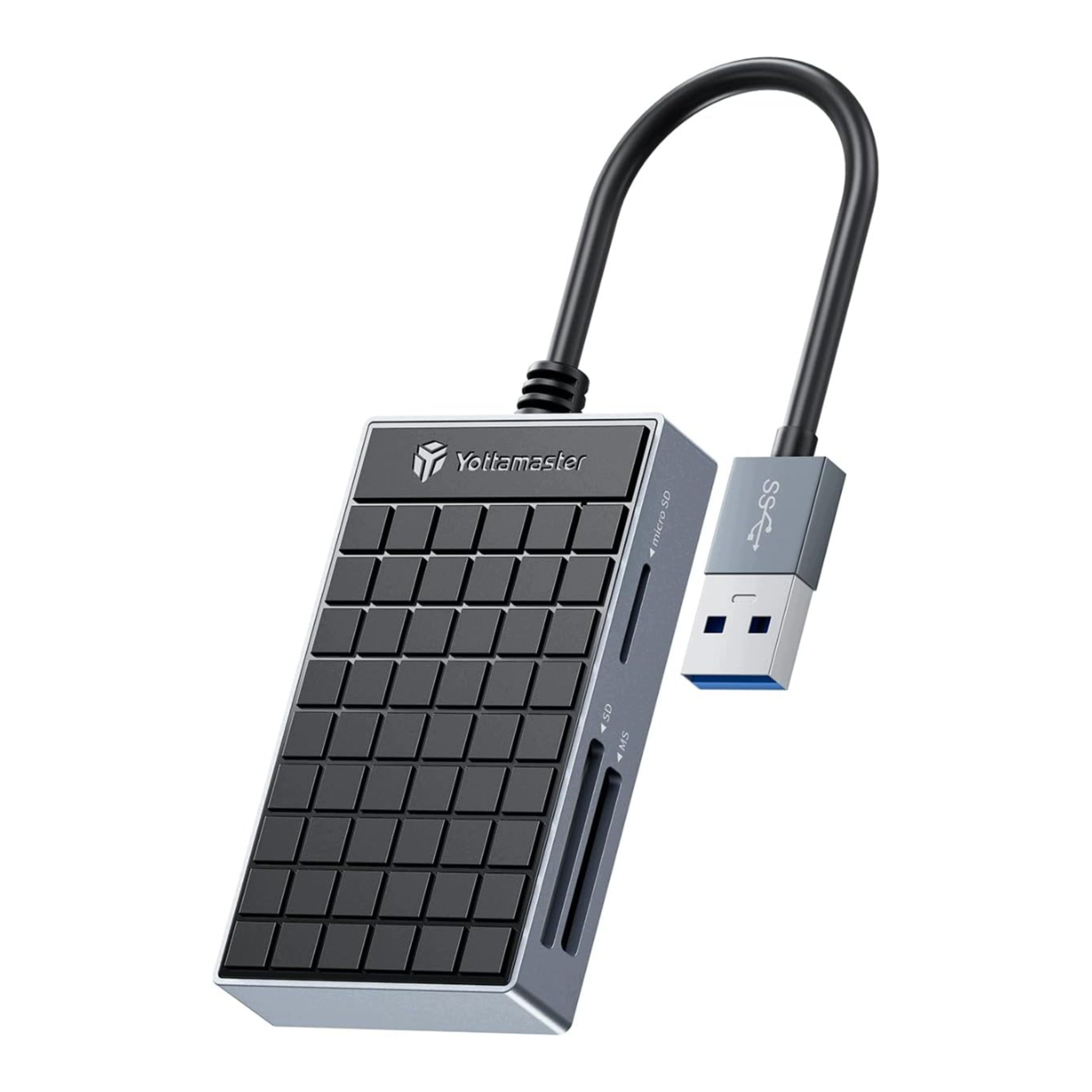 USB 3.0 SD microSD CF MS card reader reads 4 cards fast transfer 2TB