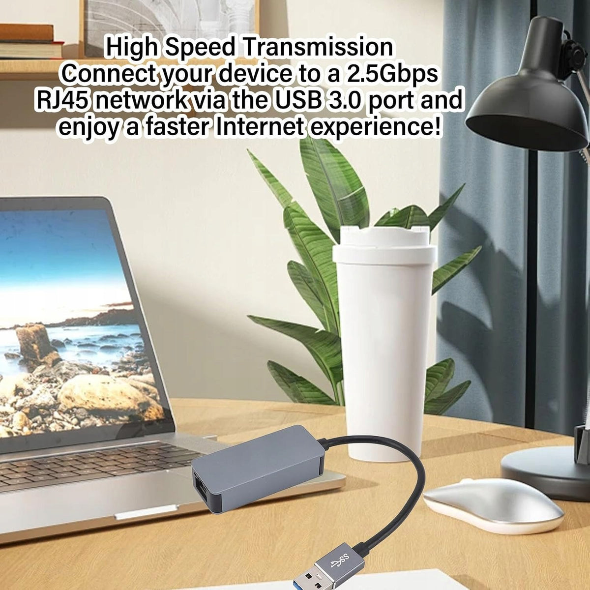USB 3.0 TO ETHERNET ADAPTER 2.5G PORTABLE RJ45 CONVERTER Manufacturer ATE