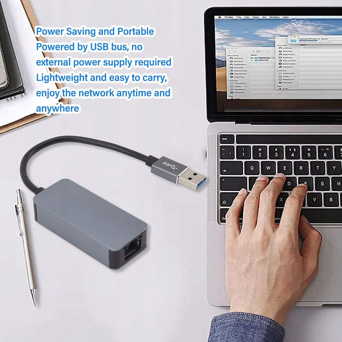 USB 3.0 TO ETHERNET ADAPTER 2.5G PORTABLE RJ45 CONVERTER Manufacturer code ADAPTER USB ETHERNET 2.5G KONWERTER RJ45