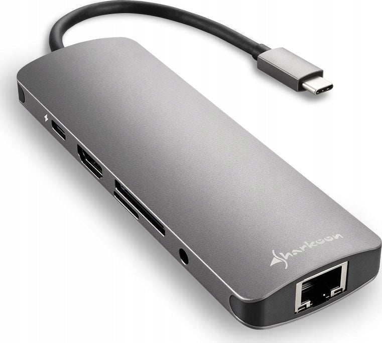 USB 3.0 TYPE C COMBO AD. GRAY/USB HUB