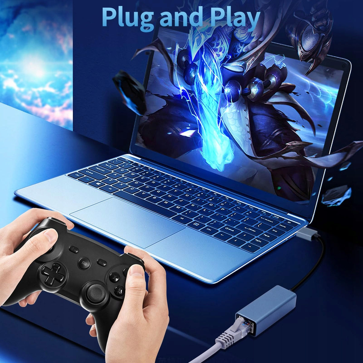 USB 3.0 to Ethernet Gigabit RJ45 Adapter Compact Aluminium Manufacturer no brand