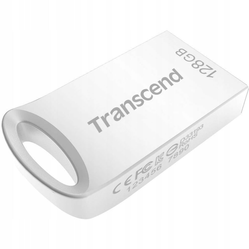 USB 3.1 Transcend 128 GB pendrive Color silver
