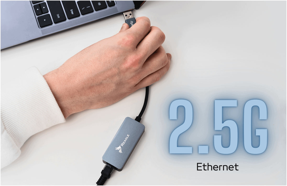 USB 3.2 ETHERNET ADAPTER LAN ADAPTER RJ45 2,5Gb/s 2.5G Manufacturer code RYARJ7