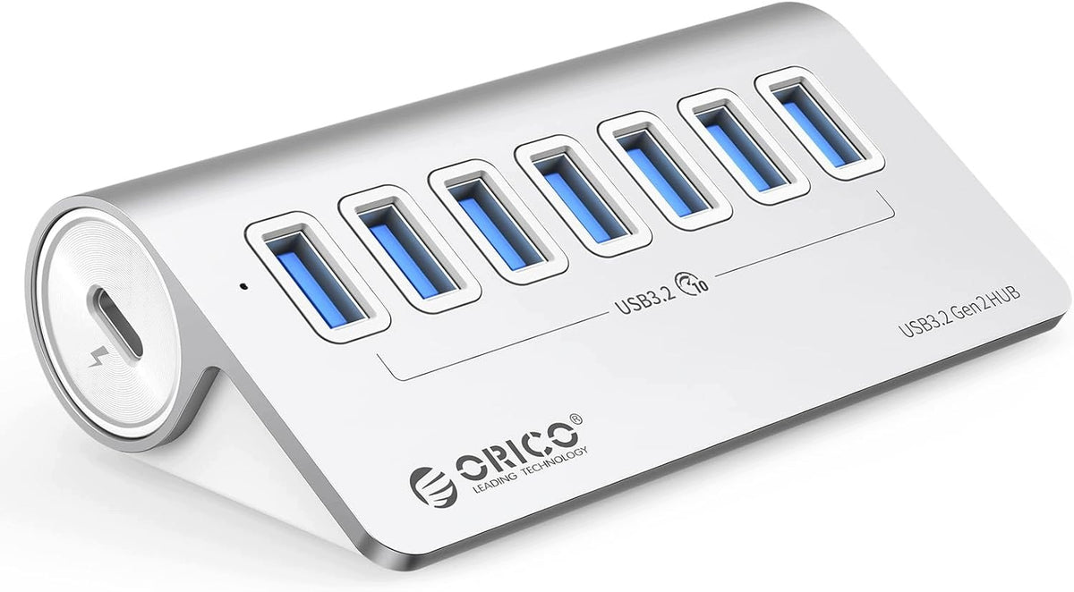 USB 3.2 GEN 2 ORICO HUB 7-PORT ALUMINUM 10GB/S
