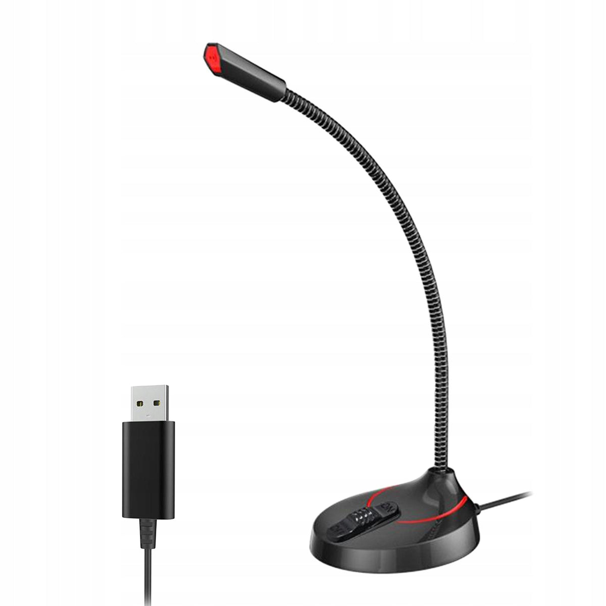 USB/3.5mm Computer Microphone, Plug & Play Desktop F12 Black USB Packaging status original