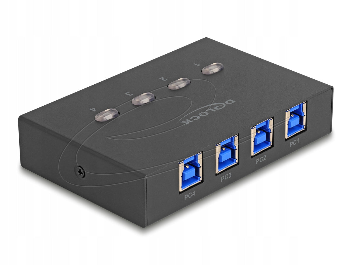USB 5 Gbps 4 PC to 1 Delock 11509 Switch Packaging status original