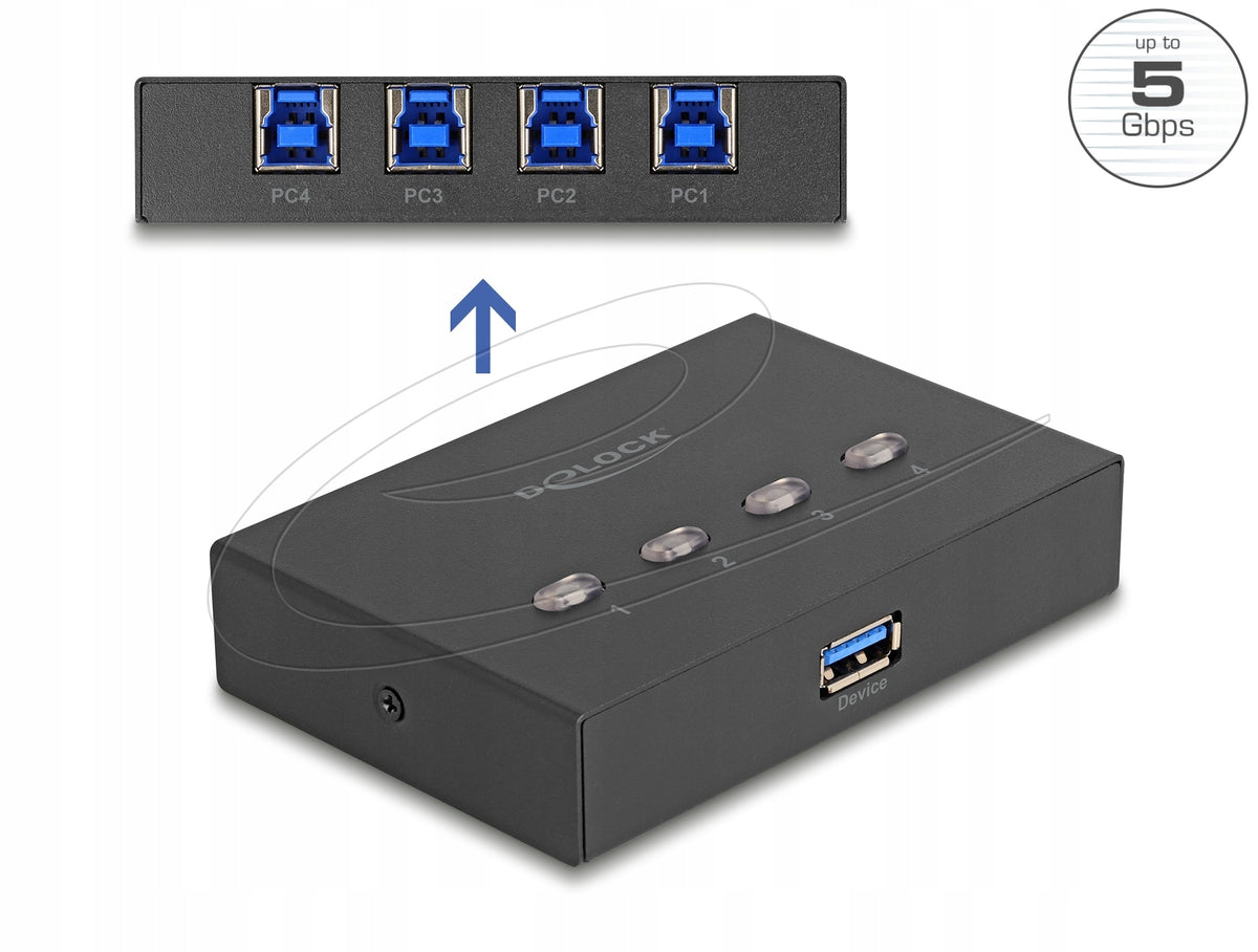 USB 5 Gbps 4 PC to 1 Delock 11509 Switch