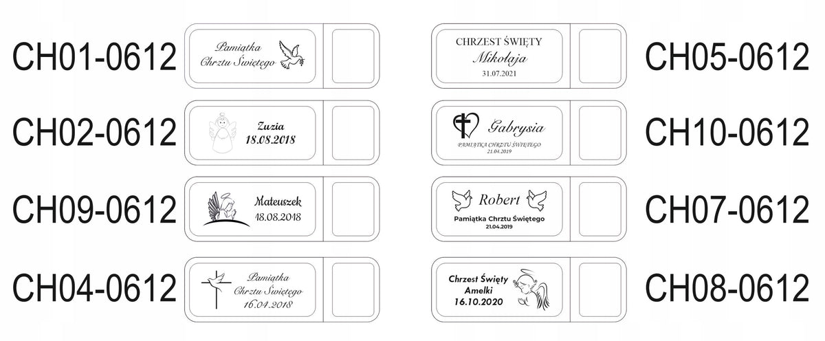 USB 64 GB Leather Flash Drive Engraving for BAPTISM Brand MemoRabbit