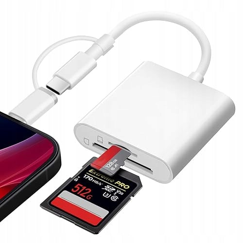 USB A 2IN1 SD MICROSD MEMORY CARD READER UNIVERSAL ADAPTER FOR HOME