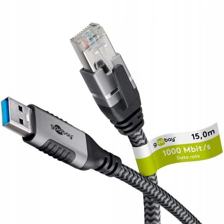 USB-A 3.0 to RJ45 Ethernet Cable 70695 / 15m