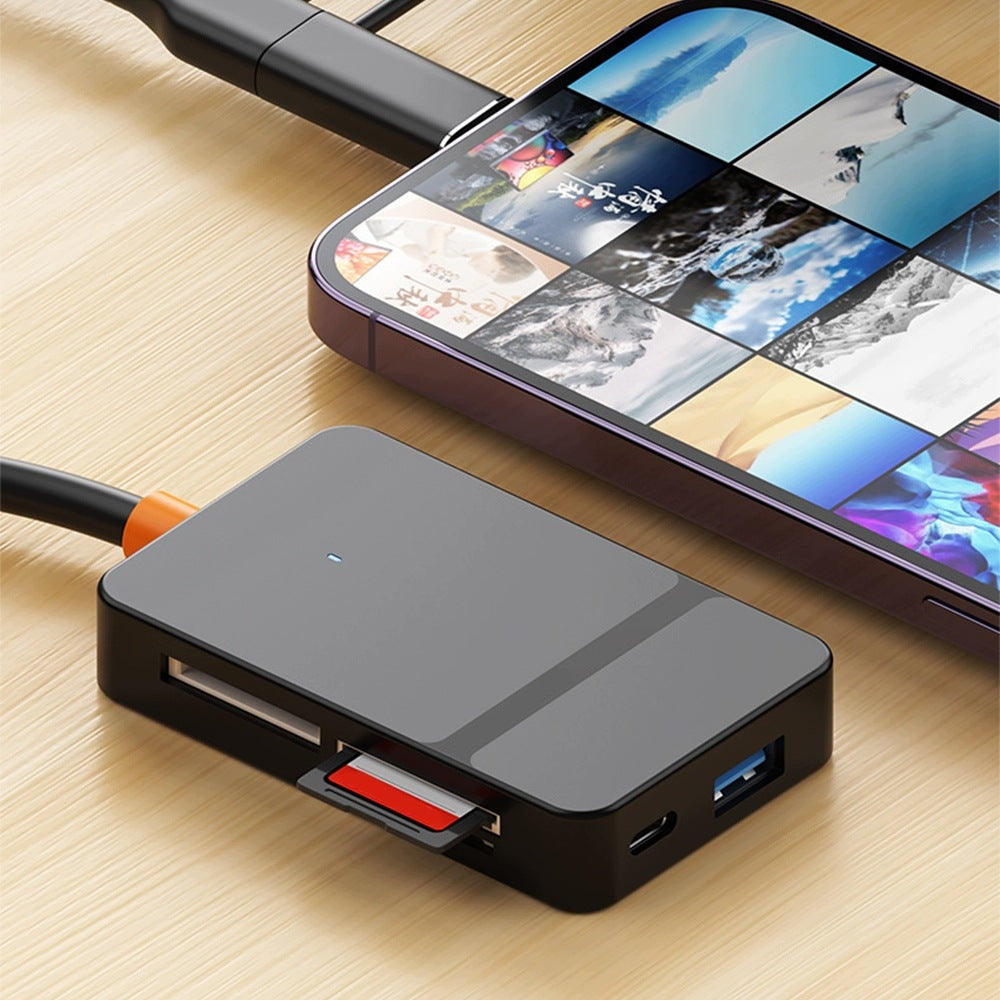 USB-A Memory Card Reader USB-C SD/TF/CF/MS, 5Gb/s High Speed Data Transfer Manufacturer code jghkjodfhh355