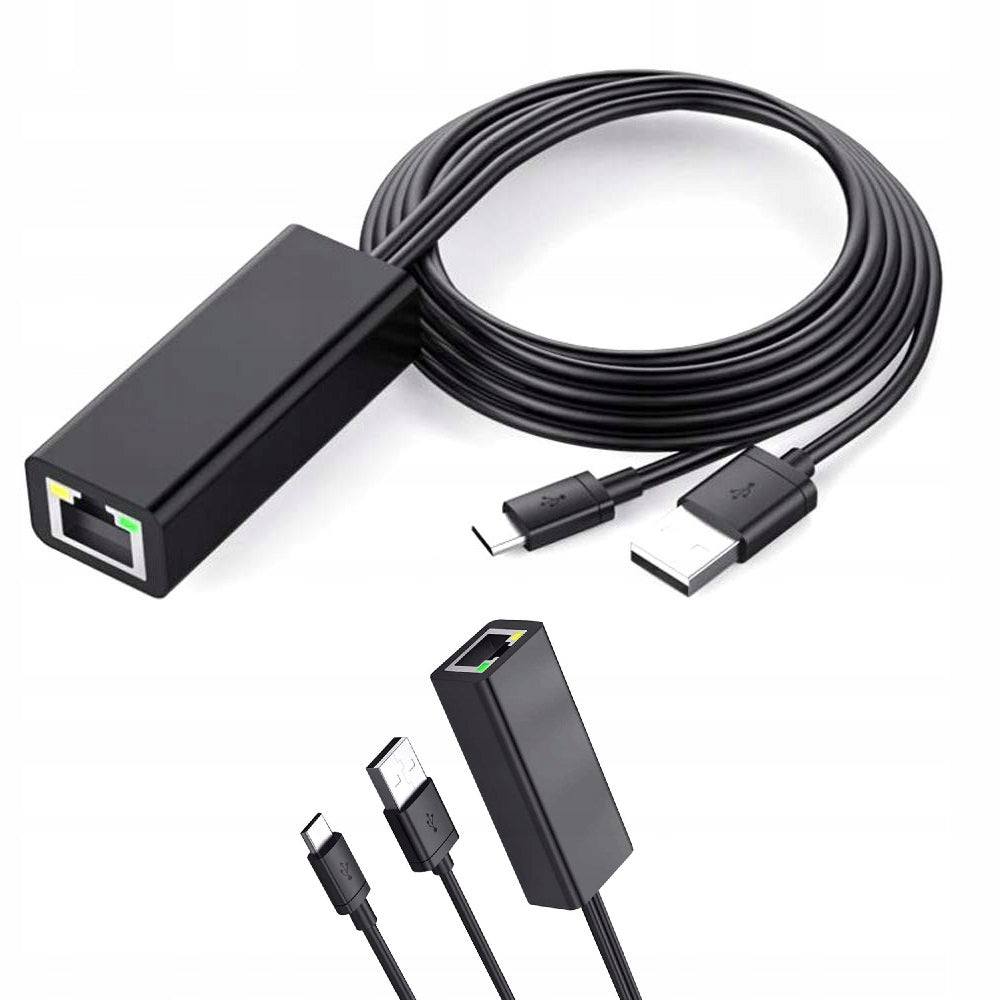 USB ADAPTER 2.0 ETHERNET RJ45 LAN COMPATIBLE WITH FIRE TV 4K STICK Manufacturer no brand