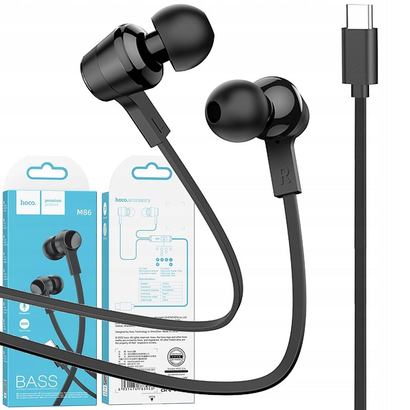 USB AUDIO HEADPHONES TYPE C USB-C TYPE-C IN-EAR WIRED CABLE