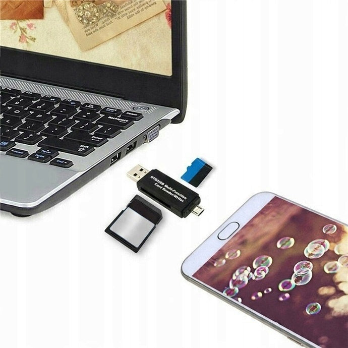 USB Adapter SD Card Reader Micro SD OTG 3in1 SDXC Manufacturer code B07ZJ1THZ4