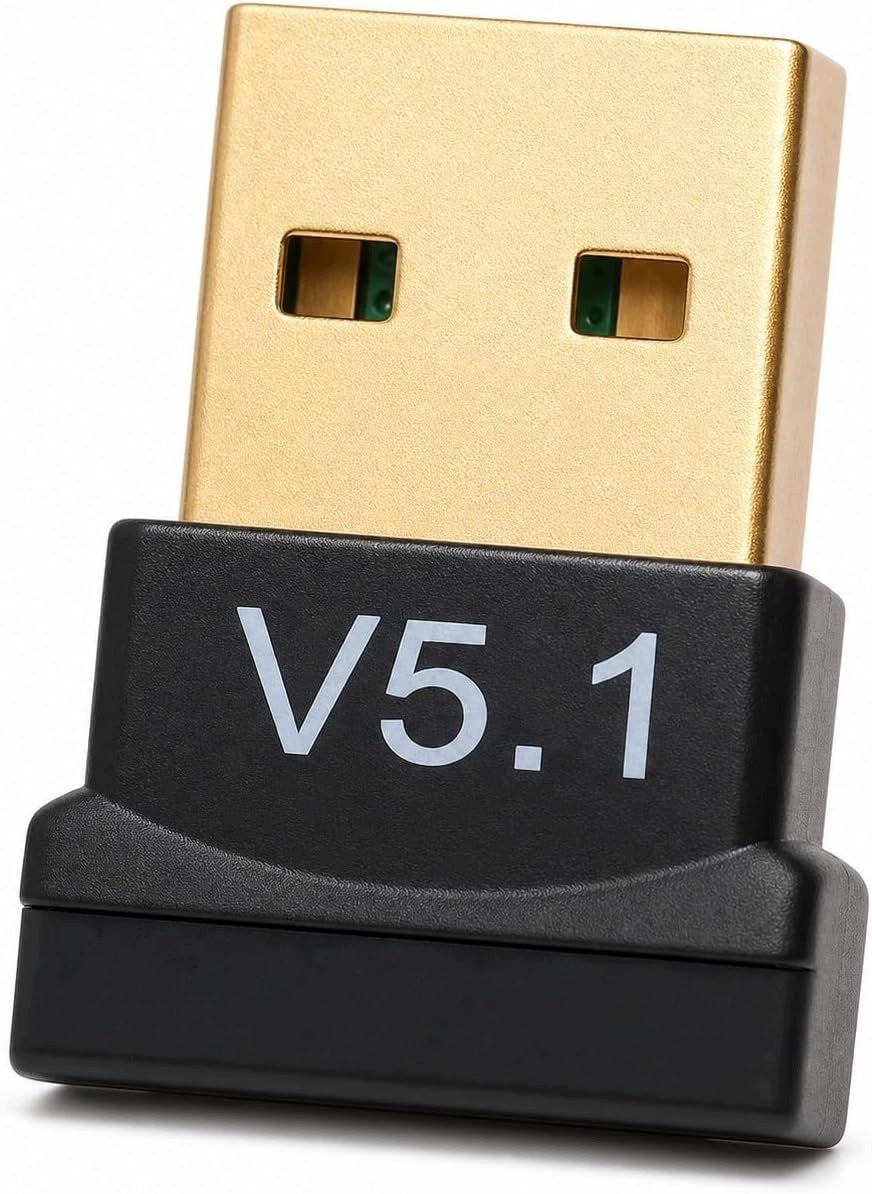 USB BLUETOOTH 5.1 ADAPTER FOR PC LAPTOP - PLUG AND PLAY FOR WINDOWS