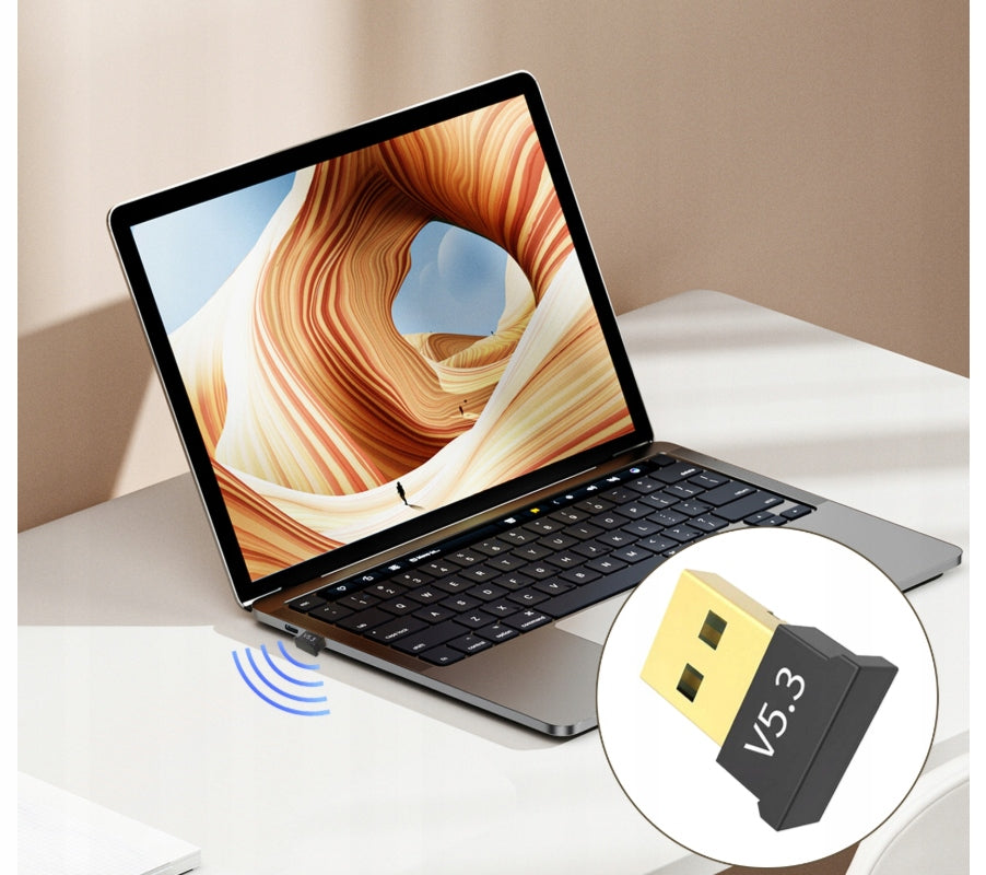 USB Bluetooth 5.3 Adapter Dongle for Windows Manufacturer code PL2508LY2BLK01