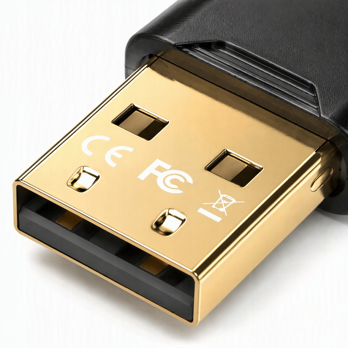 USB Bluetooth 5.4 Adapter PC Plug & Play Receiver Compatible with Windows Manufacturer code 0787219318927