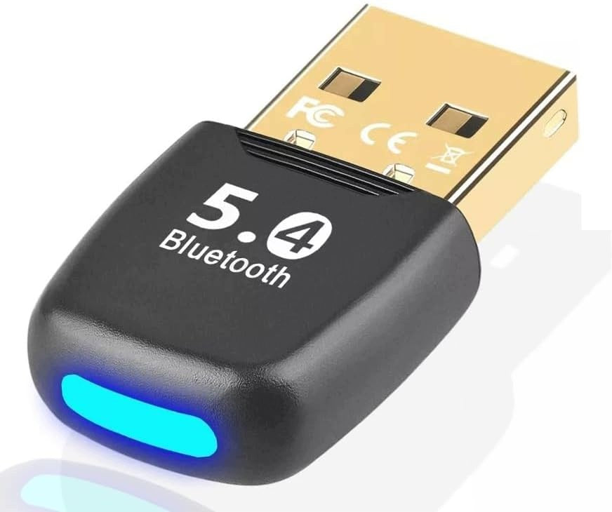 USB Bluetooth 5.4 Adapter PC Plug & Play Receiver Compatible with Windows