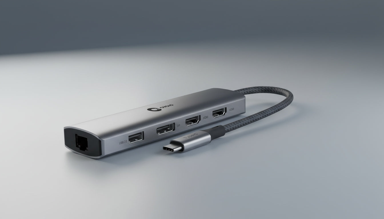 USB-C 100W HUB for Huawei More Ports and Single Cable Charging 2 Monitors Packaging status original