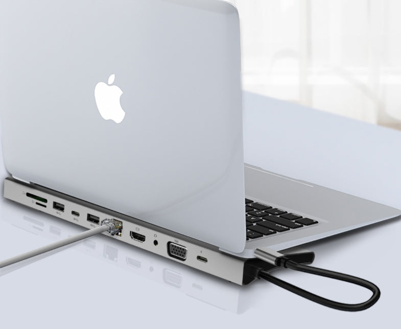 USB-C 11in1 VGA RJ45 SD HDMI 4K HUB DOCKING STATION for Macbook Pro Air M1 Manufacturer Zenwire