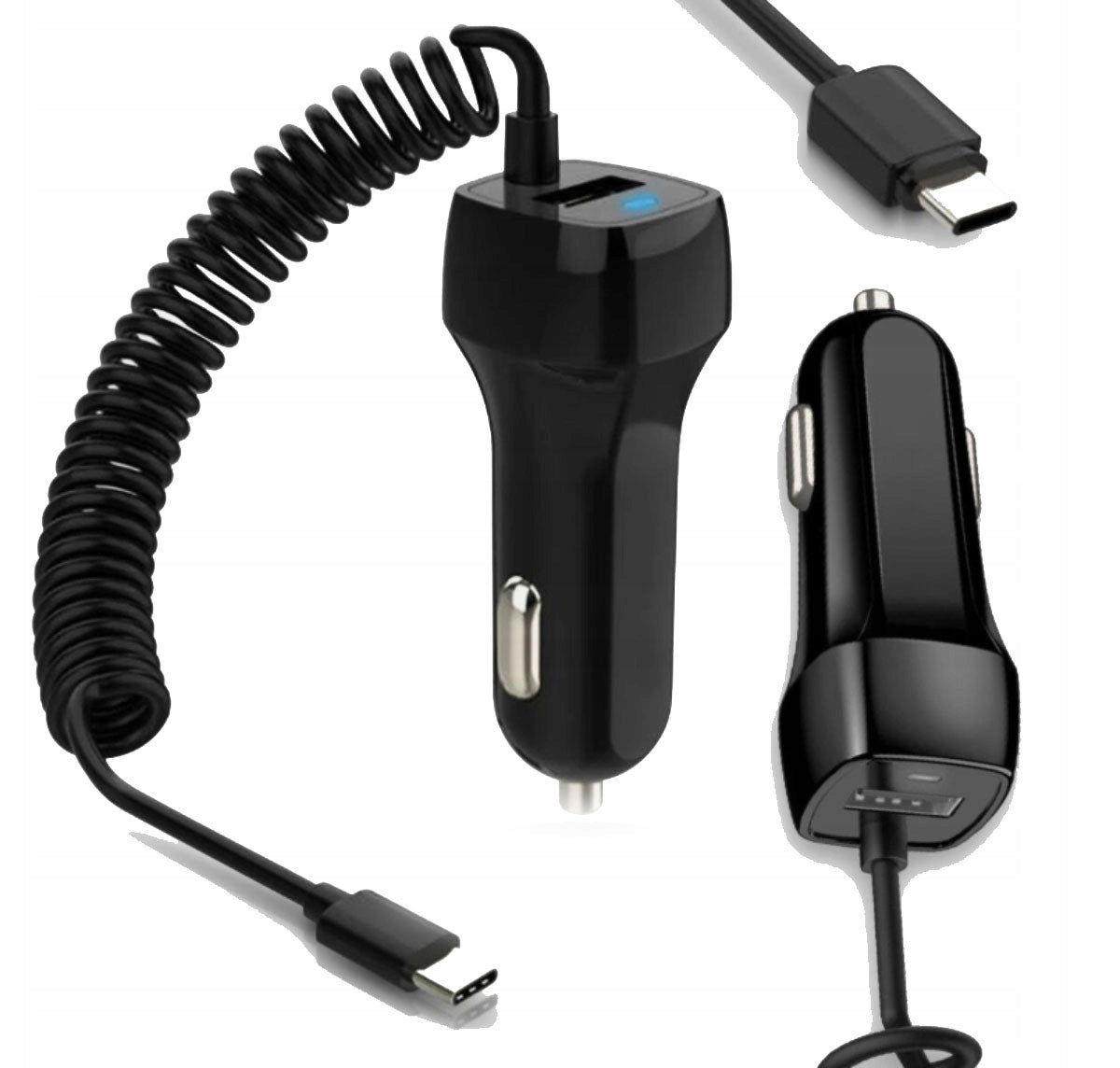 USB-C 3.1A car charger for Samsung Galaxy S25, S24, S23, S22, S20