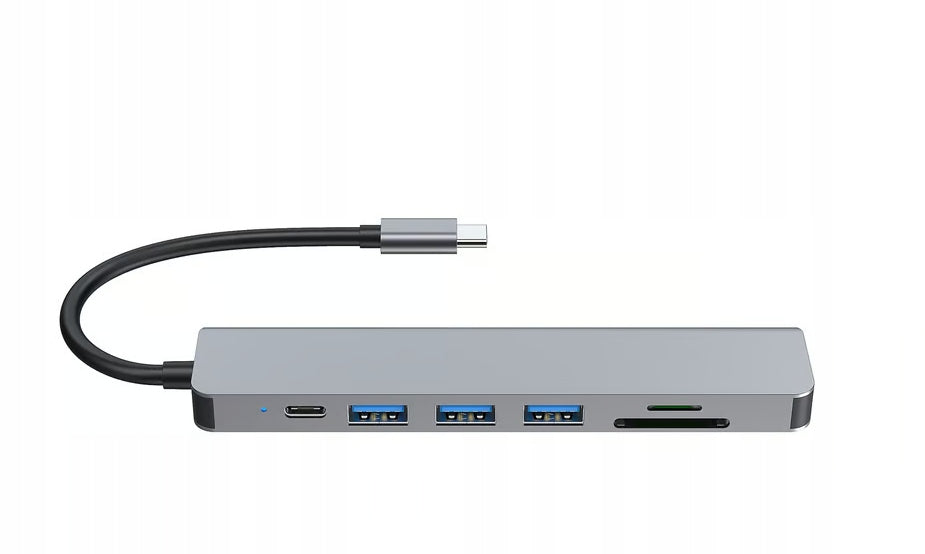 USB-C 3.2 HUB Docking Station 3x USB HDMI SD microSD Memory Card Reader Manufacturer Ruffberg