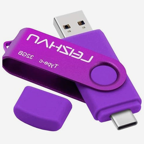 USB C 32GB 2IN1 FAST OTG FLASH DRIVE FOR SMARTPHONE AND MACBOOK FOR HOME