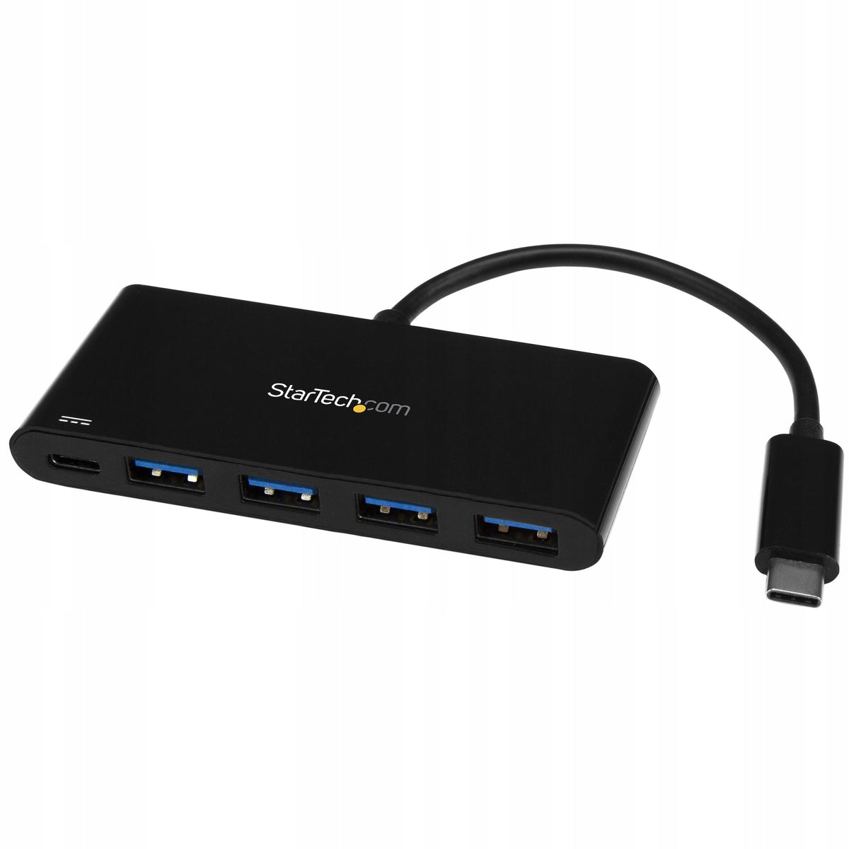 USB-C 4x USB-A Hub with PD 60W, USB 3.2 Gen 1, Compact