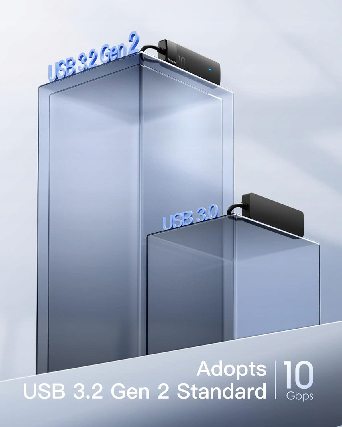 USB-C 4xUSB 3.2 10Gbps Inateck hub Manufacturer Inateck