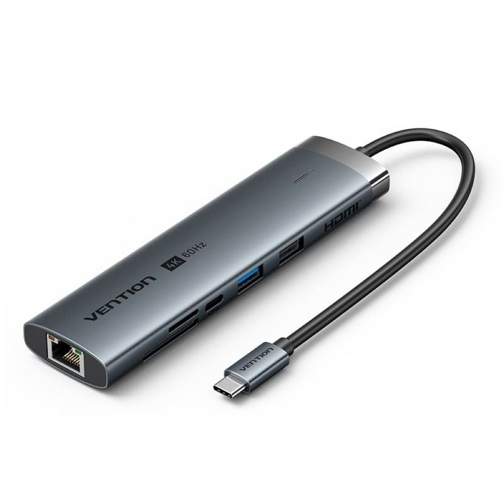 USB-C 8in1 Docking Station Vention 4K 60Hz 100W PD 0.15m Manufacturer code TGUHB