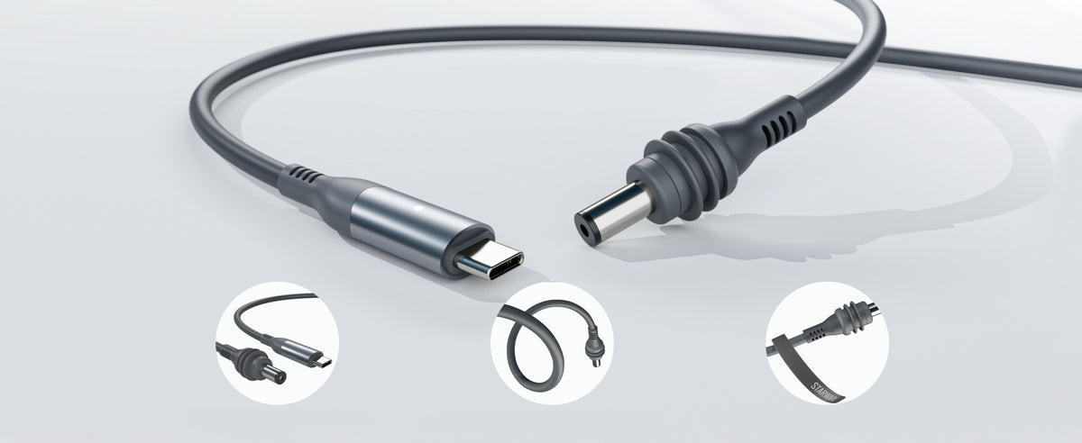 USB-C Cable 5m 100W PD to Starlink Mini / Waterproof + LED Lighting Packaging status original