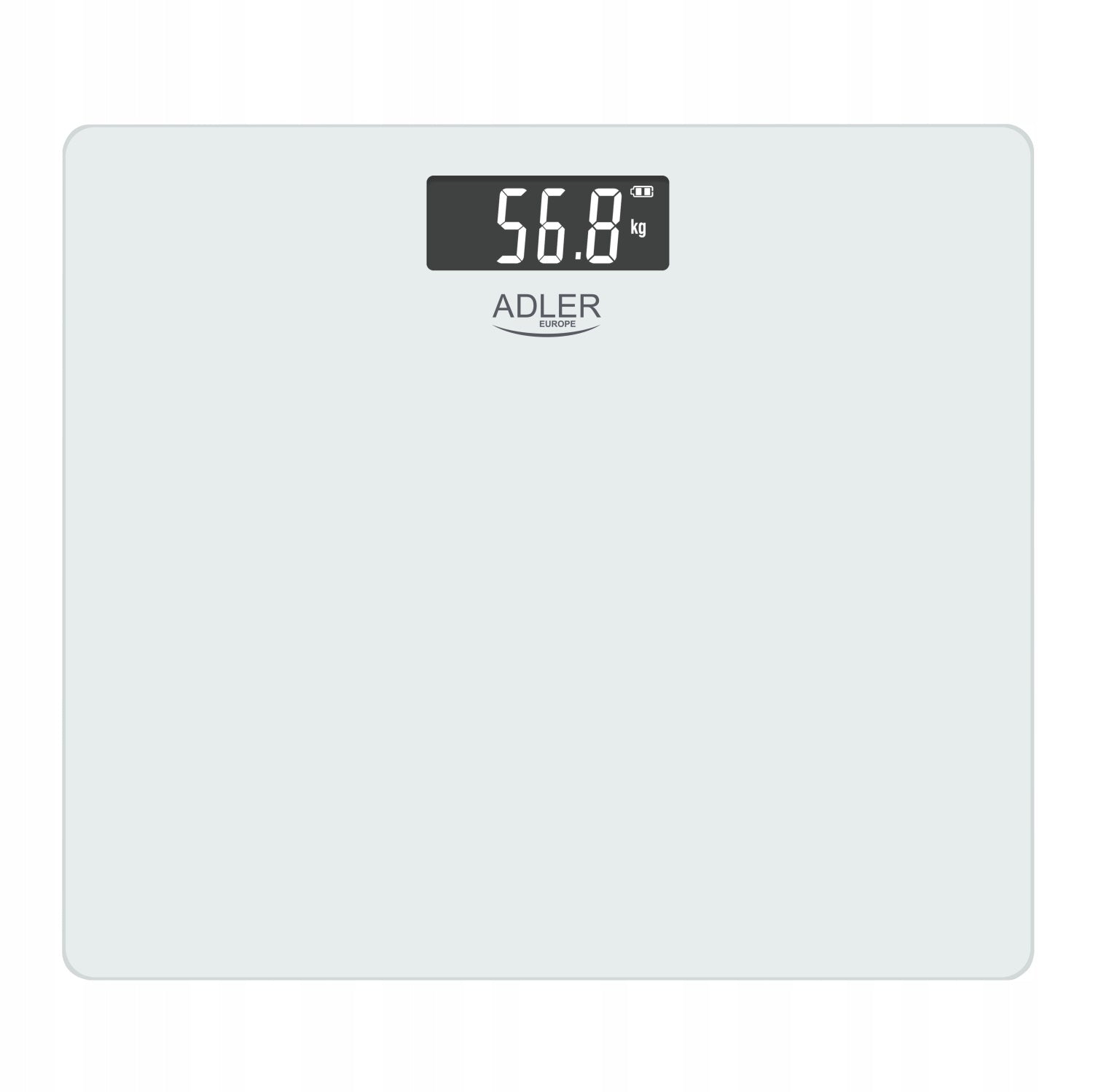 USB-C Cordless Bathroom Scale 180kg White LCD Tempered Glass 100g Brand no brand