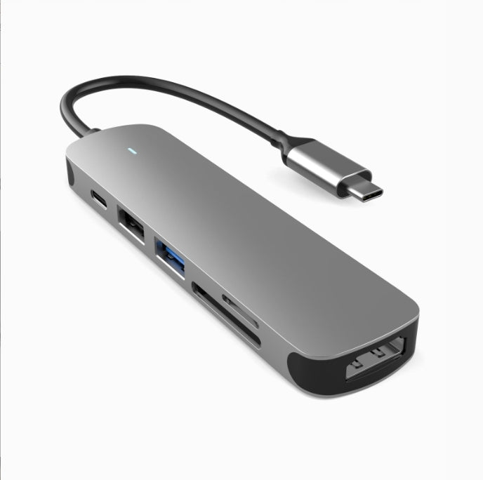 USB C DOCKING STATION HUB WITH CARD READER USB3.0 PD HDMI 4K SD TF Packaging status original
