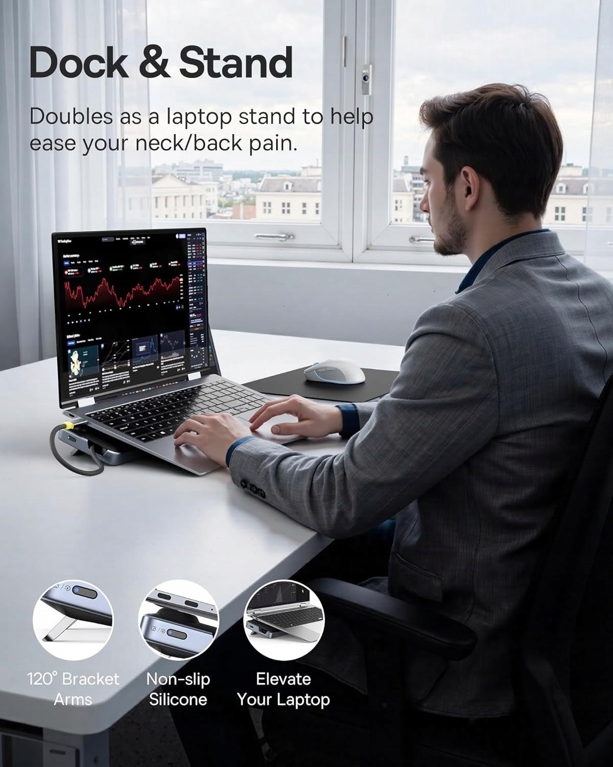 USB C Docking Station Baseus 12in1 Dual 4K HDMI DP Ethernet 100W PD Manufacturer code B0FJ2H25ZN