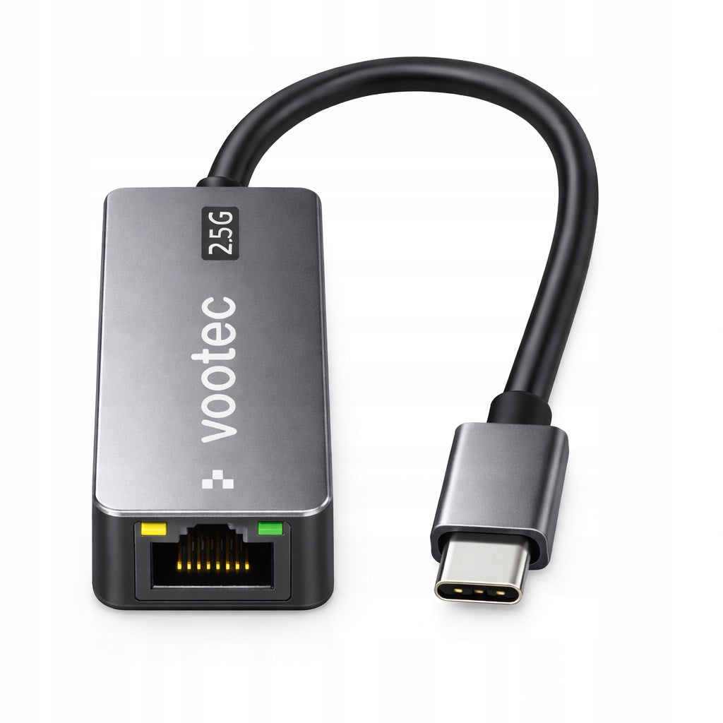 USB-C Ethernet Adapter RJ45 2.5G 2500Mbps Thunderbolt LAN Network Card