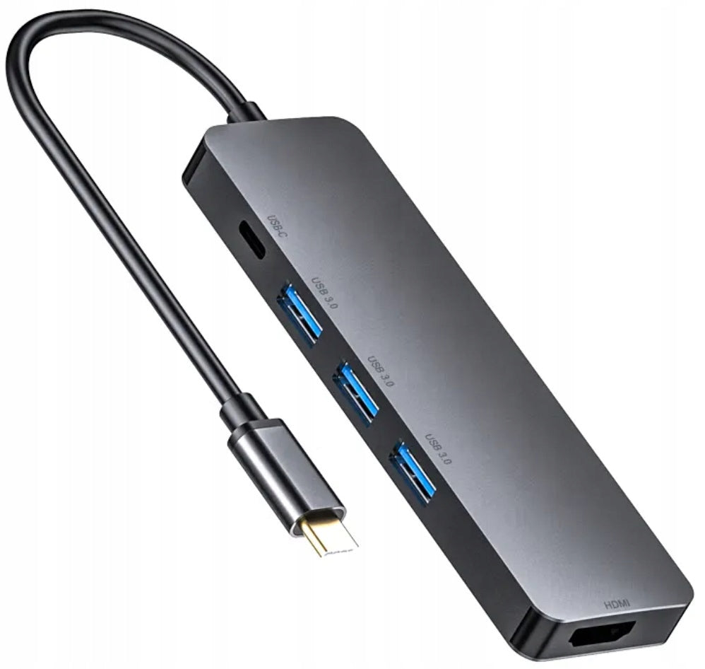 USB-C HDMI 4k 3x USB 3.0 5Gbps PD HUB Docking Station for Windows MacBook Packaging status original