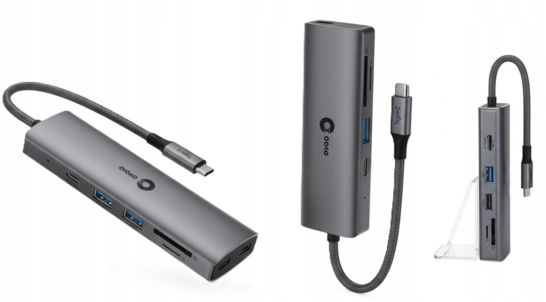 USB-C HUB 100W More Ports and Single Cable Charging 2 Monitors for Razer