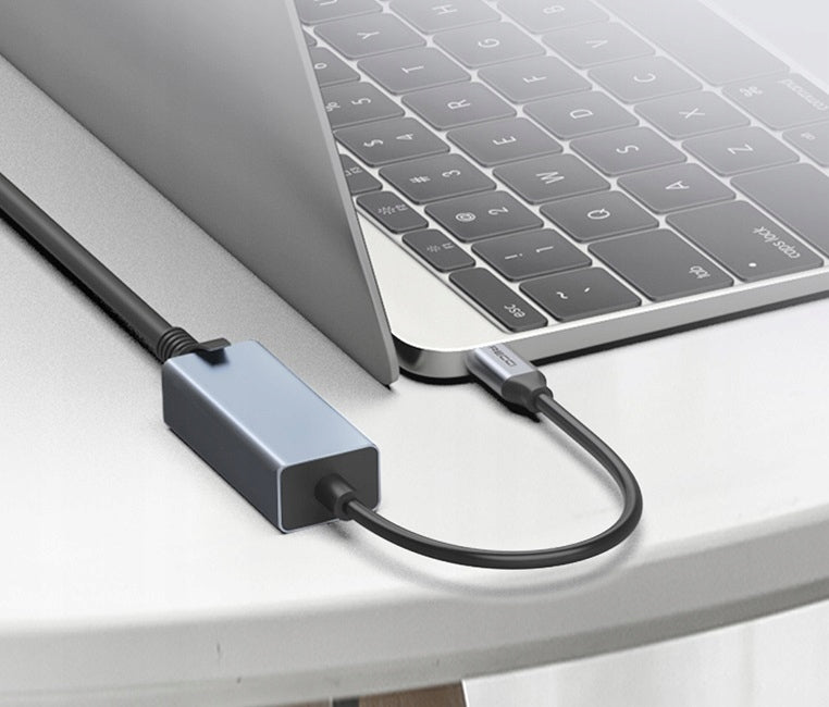 USB-C HUB ADAPTER FOR RJ 45 100MB GIGABIT RECCI NETWORK ADAPTER Manufacturer Recci