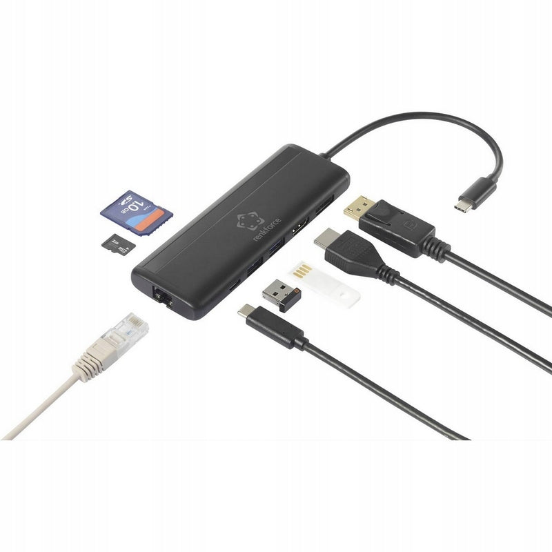 USB C HUB ADAPTER HDMI Adapter USB to HDMI microSD Adapter Manufacturer Renkforce
