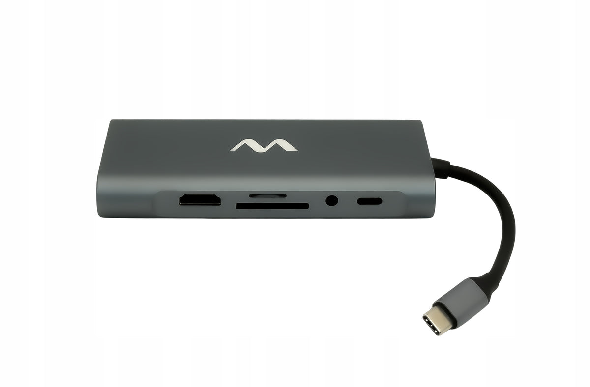 USB-C HUB Docking Station 11in1 Multiport HDMI 4K VGA RJ45 USB 3.0 SD TF PD Packaging status original