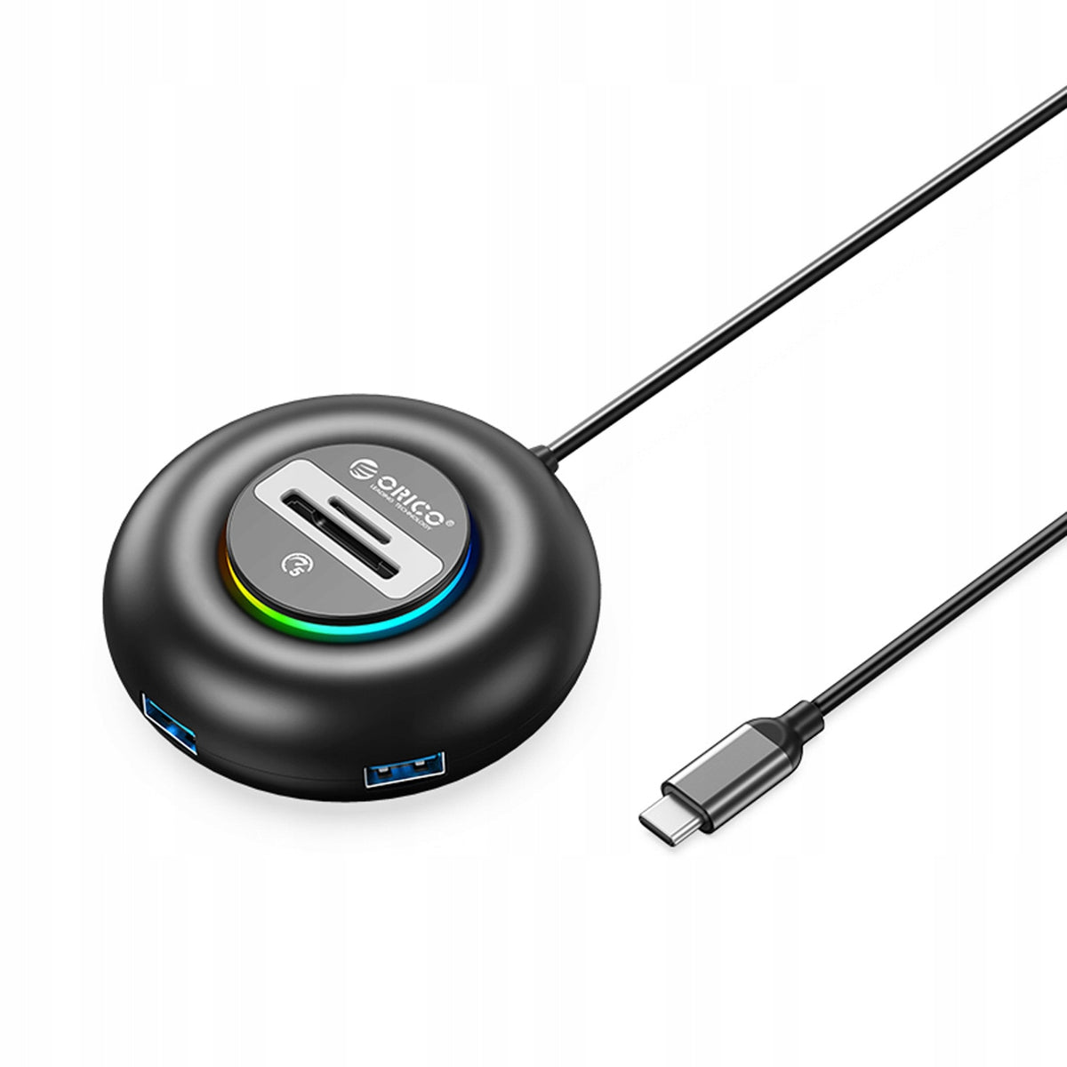 USB-C HUB FOR LAPTOP SD microSD READER Orico RGB 4in1 USB-A 3.0 Manufacturer Orico