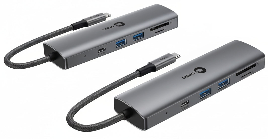 USB-C HUB for Fujitsu 2 Monitors Single Cable Charging More Ports