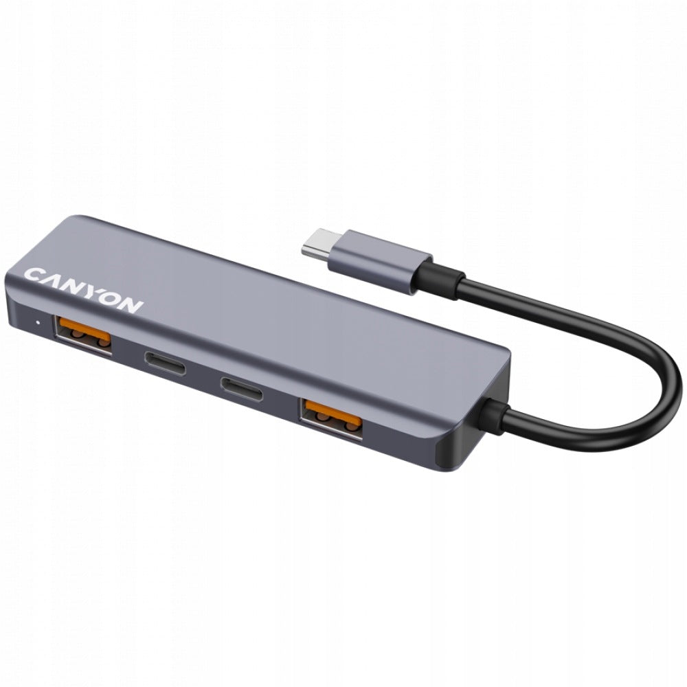 USB-C Hub 5in1 Docking Station Canyon DS-18 Grey