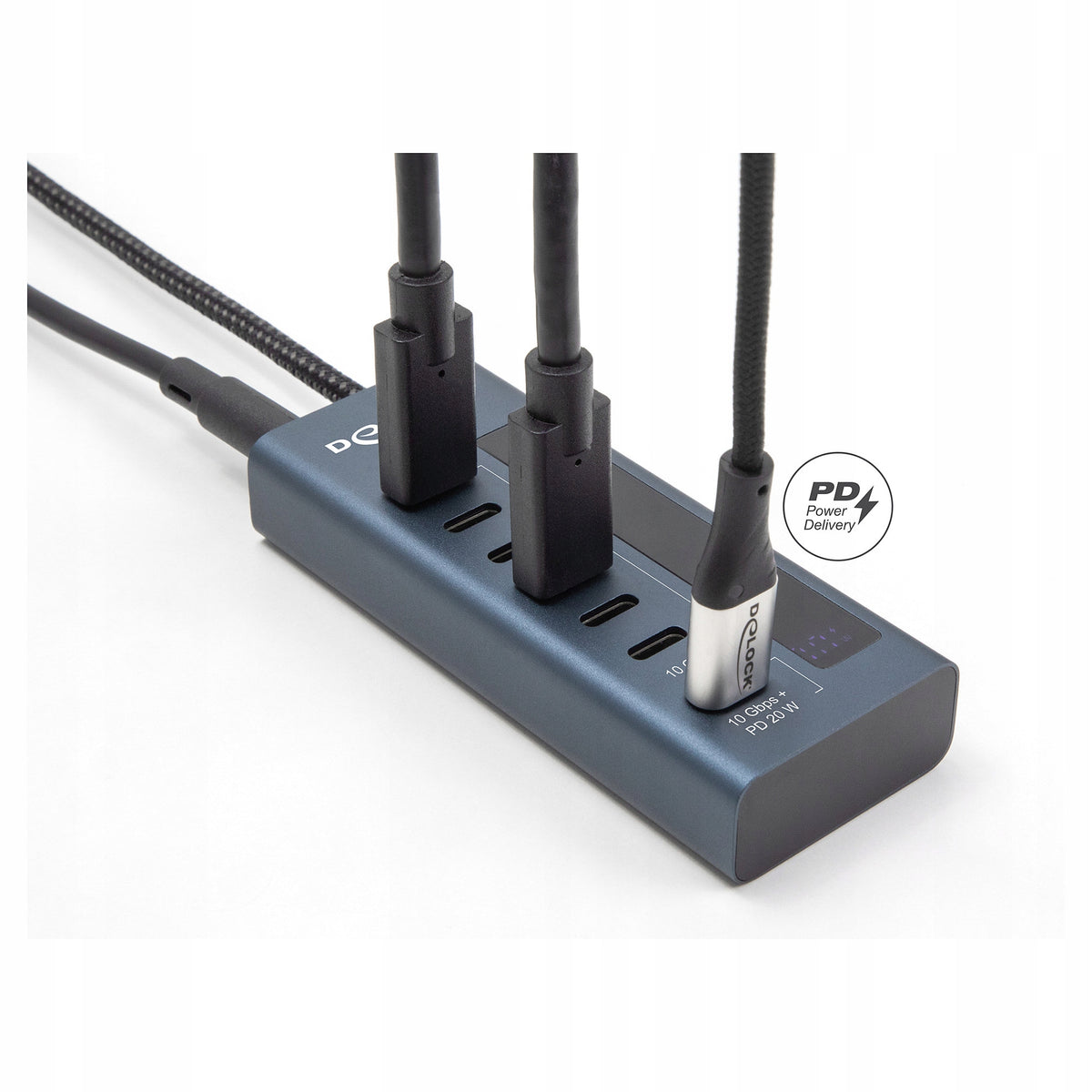 USB-C Hub 7 Ports 10Gbps with PD 20W