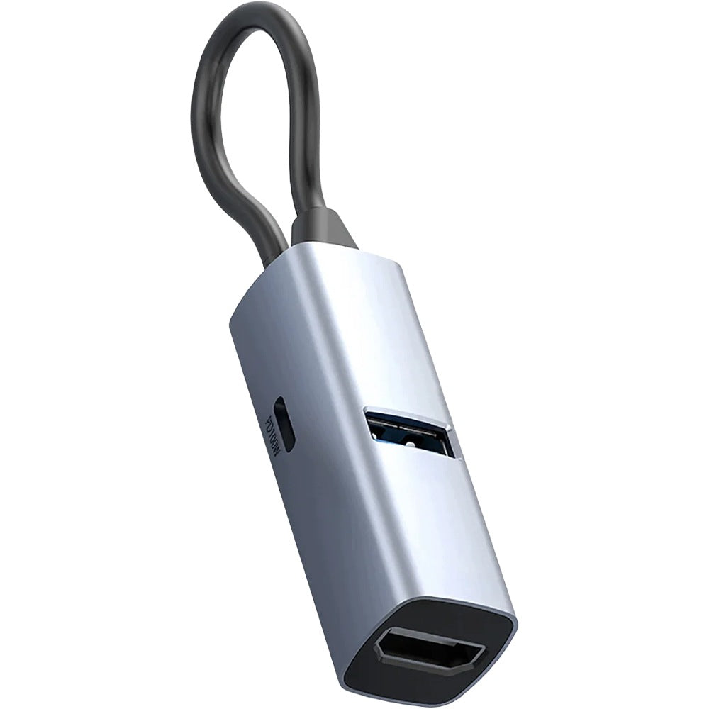 USB-C Hub Adapter 100W Mobile Origin 3in1 HDMI USB-A 5Gb/s Compact Powerful Packaging status original